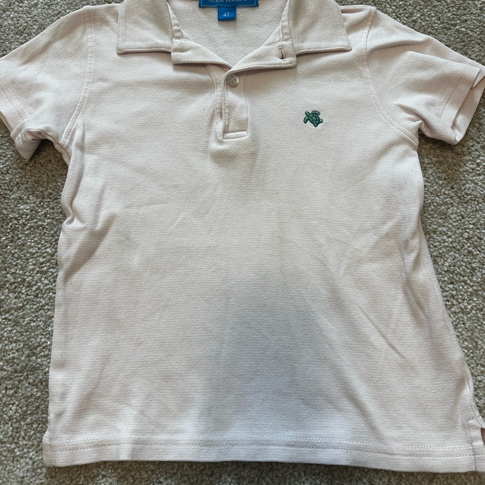 Boys J Bailey Light Pink Polo Shirt